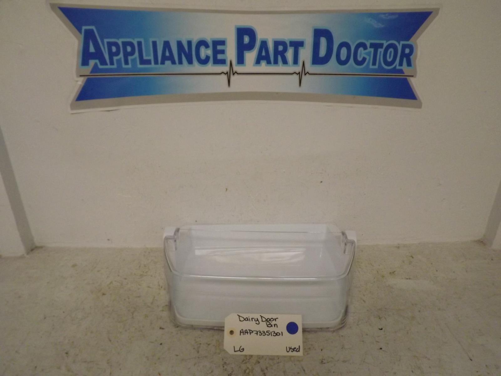 LG Refrigerator AAP73351301 Dairy Door Bin Used LG Refrigerator AAP73351301 Dairy Door Bin Used